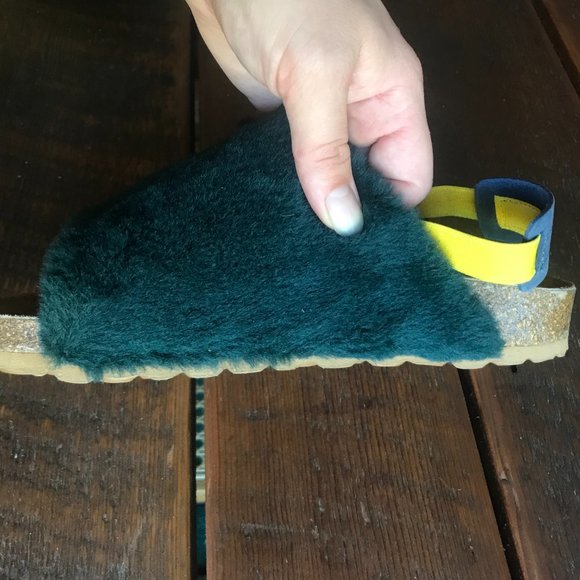 Bobo Choses Faux Fur Sandals Midnight Blue - Picture 14 of 16